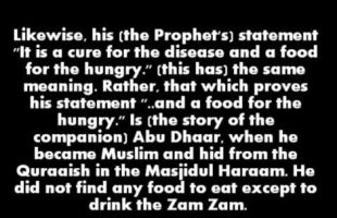 Making Dua when Drinking Zam Zam | Shaykh Saalih as-Suhaymee
