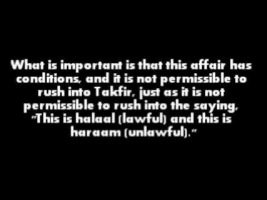 Shaykh Muhammed ibn Saalih al Uthaymeen on Takfeer