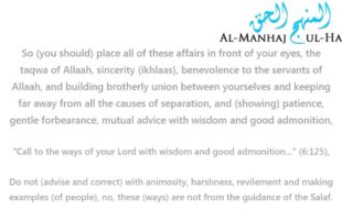 Tremendous, Comprehensive Advice from Shaykh Rabee Bin Haadee Al-Madkhalee