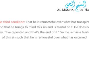 Repentance: Its Meaning And Conditions – By Shaykh Saalih Al-Fawzaan