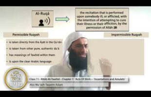Explanation of The Book of Tawhīd – Class 11 [Chap 7] – Acts Of Shirk – Incantations and Amulets