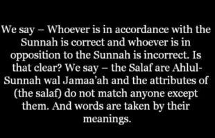 The Salafis are Ahlul-Sunnah | Shaykh Muhammed ibn Uthaymeen
