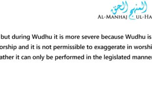 Wasting Water During Wudhu – Explained by Shaykh Saalih Al-Fawzaan