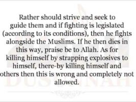 Suicide Bombing is Wrong and not Allowed | Shaykh Abdul Azeez ibn Baz