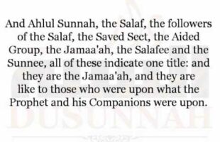 The Sunnee O you Miskeen, is a Salafee!