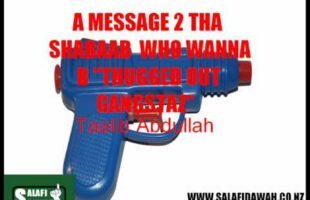 A message to the Youth Who Want To Be “Thugged Out Gangstaz” – Talib Abdullah