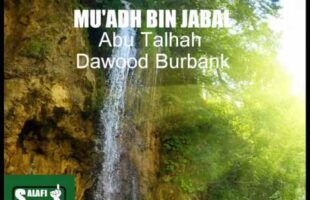 Mu’adh Bin Jabal RadiAllahu Anhu – Abu Talhad Dawood Burbank (raheemahullah)
