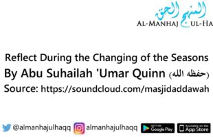 Reflect During the Changing of the Seasons – By Abu Suhailah Umar Quinn