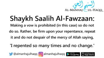 Repent to Allah – By Shaykh Saalih Al-Fawzaan