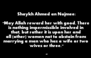 She wants to Marry a Married Man | Shaykh Ahmed ibn Yahya an-Najmee