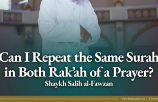 Can I Repeat the Same Surah in Both Rak’ah of a Prayer? | Shaykh Salih al-Fawzan