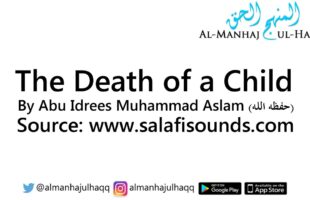The Death of a Child – By Abu Idrees Muhammad Aslam
