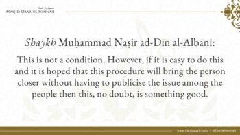 Why Didn’t You Speak to Him In Private First? | Shaykh Al Albani
