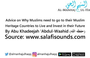 “Why Muslims need to go to their Muslim Heritage Countries to Live and Invest” – By Abu Khadeejah