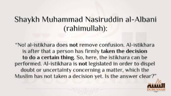 Salat Al Istikhara | Shaykh Muhammed Nasiruddeen Al Albani