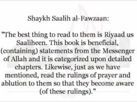 Which book should we read to our families at home? | Shaykh Saalih al-Fawzaan