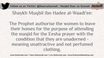 Women going to the Masjid wearing Make up and Perfume | Shaykh Muqbil