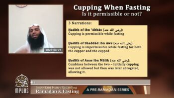 [Ep 03] Important Issues Regarding Ramadan & Fasting from Bulooghta al-Maraam by Abu Muʿadh Taqwim