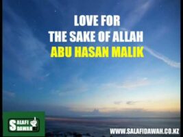 Love For The Sake of Allah – Abu Hasan Malik