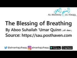 The Blessing of Breathing – By Abu Suhailah ‘Umar Quinn