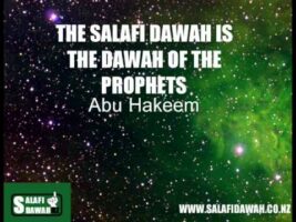 The Salafi Dawah Is The Dawah Of The Prophets – Abu Hakeem Bilal Davis