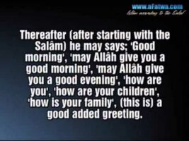 Saying ‘Good morning evening’ – Sh Bin Bâz